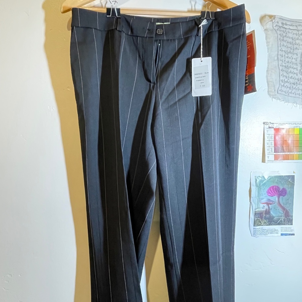 BYE Trousers Vintage Made in France W 8 NWT Pants Slacks
